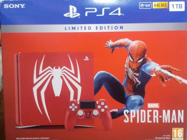 sony ps4 spiderman bundle