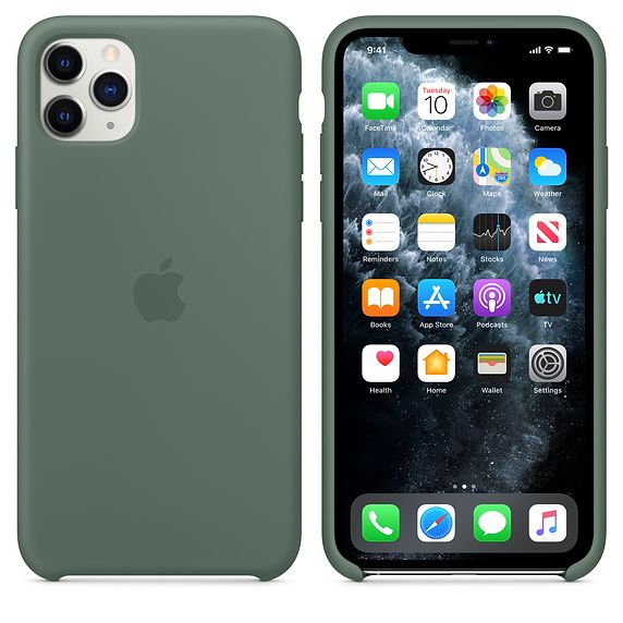 Apple Iphone 11 Pro Max Silicone Case Pine Green Price In Pakistan
