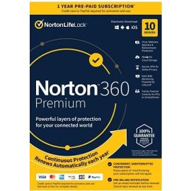 Norton 360 Premium - 5 + 5 With Dvd Retail Pack Devices