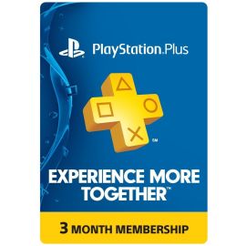 Sony PlayStation Plus 3 Month Membership 25$ - PS3/ PS4/ PS Vita 