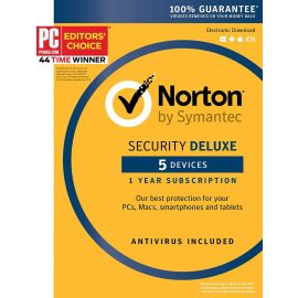 Symantec Norton Security Deluxe 5 Devices 1 Year