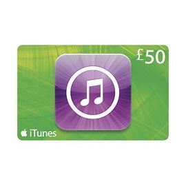 Apple iTunes Gift Card 50$ UK