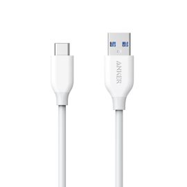 Anker PowerLine 3ft USB-C to USB 3.0 Cable A8163H21 - White