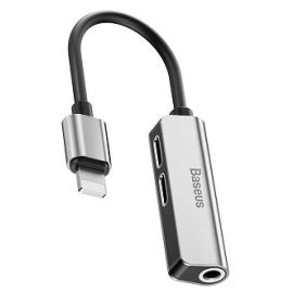 Baseus L52 3-in-1 iP Male to Dual iP & 3.5mm Female Adapter