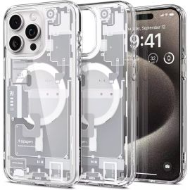 Spigen iPhone 15 Pro Ultra MagFit Anti-Yellowing Case Zero One White – ACS07036