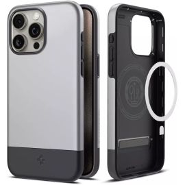 Spigen iPhone 15 Pro Style Armor MFit Case Classic Silver – ACS06748