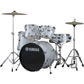 Yamaha Gigmaker Drum Set GM2f53a + RDP2F5 + 5002 Symbol - Silver Glitter