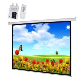 LUCKY ELC REMOTE 330 x 187 cm (150") ( 10'10" x 6'2" ) 3D Silver Tab Tension 16:9