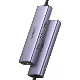 Ugreen 15598 Revodok 1061 6-IN-1 USB-C HUB (100W PD, 4K 30HZ HDMI)