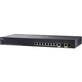 Cisco SG355-10P 8-Port GbE PoE+ Smart Switch w 2xGbE Combo, 62W PoE (UK)