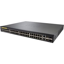 Cisco SG350-52P-K9-EU 52 Ports Gigabit Managed PoE Switch With 02 SFP Combo