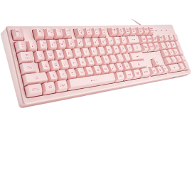 Ajazz DKS100 104 Keys Pink Keyboard with LED Backlit