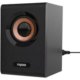 Rapoo A80 Compact Wooden Active  Stereo Speaker Black