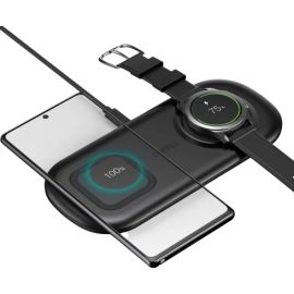 Choetech 2 In 1 Wireless Charger 10W Max Wireless Charging Pad For Phones and Galaxy Watch (T570-S)