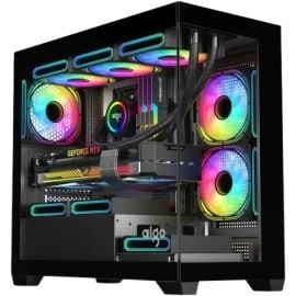 DarkFlash C218M  4 Fans Mid-Tower PC Case Black