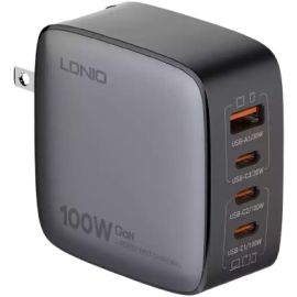 Ldnio Q408 100W 4 Port USB PD Gan Super Fast Charger