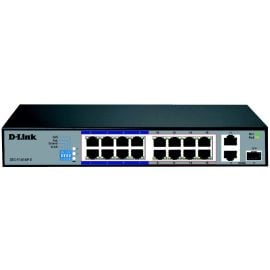 D-Link 16-Port 10/100 Long Range PoE+ Surveillance Switch DES-F1016P-E