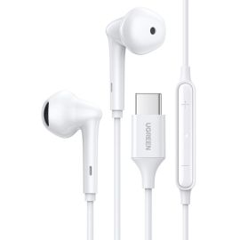 Ugreen 60700 With Type C Wired Earphones – White