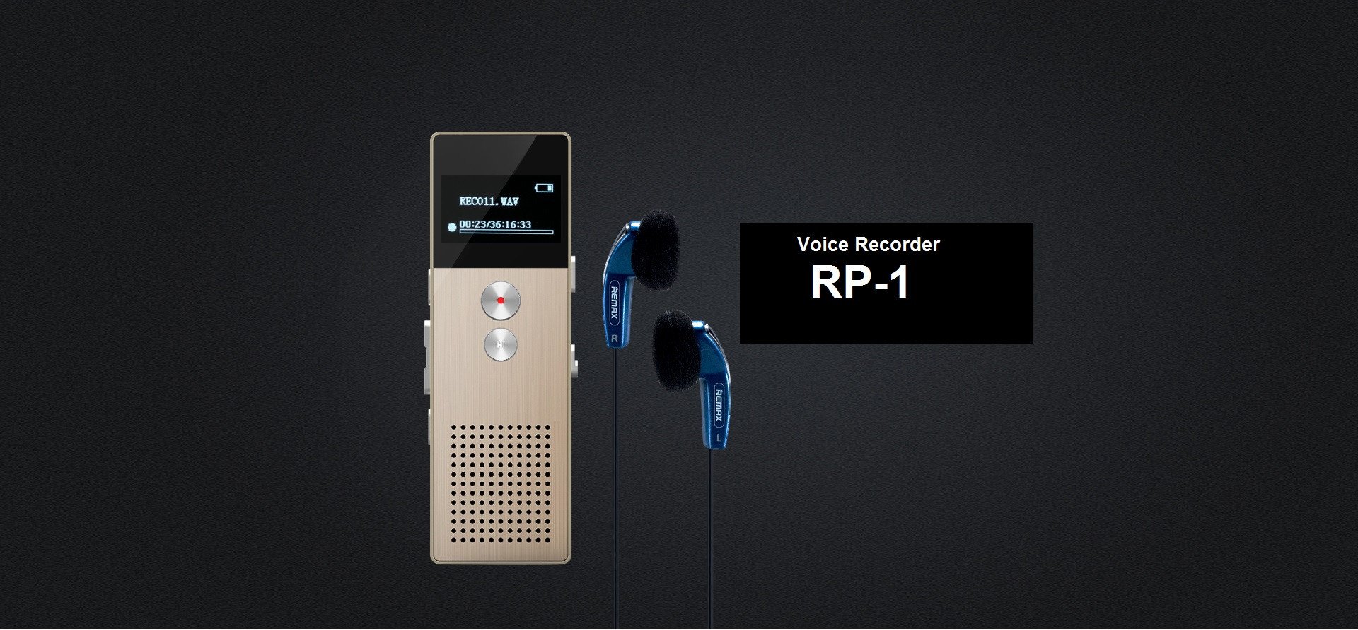 REMAX Official Store - Voice Recorder RP1