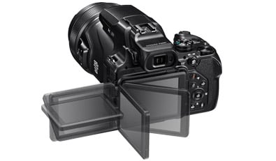 Photo of the Vari-angle LCD of the COOLPIX P1000