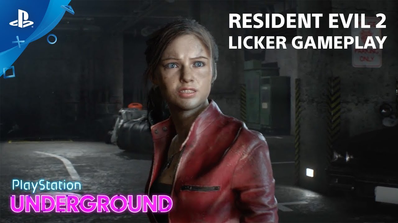 Resident Evil 2 - Licker Gameplay | PlayStation Underground